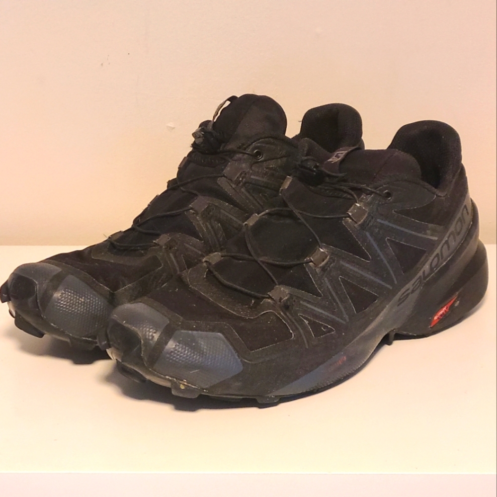 Salomon Speedcross 5 Black - Mens Size 12 Hiking Shoe